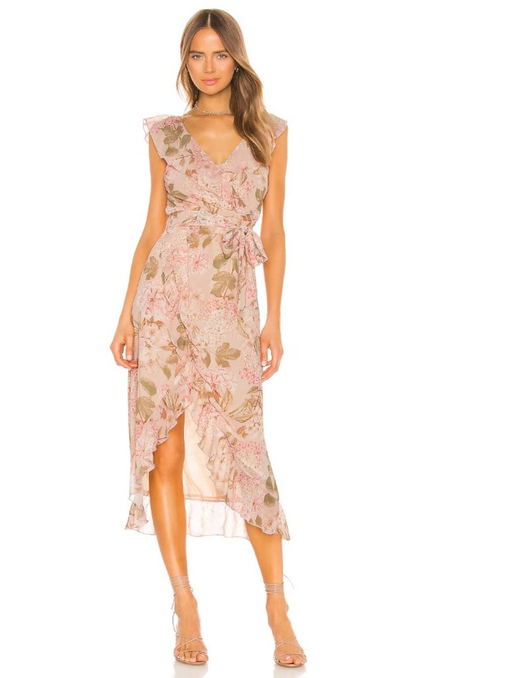 Show Me Your Mumu Granada Dress Hydrangea Blooms